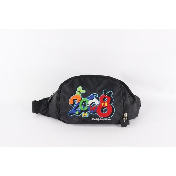 Vintage 2008 Disney Walt Disney World Spell Out Fanny Pack Waist Bag Belted